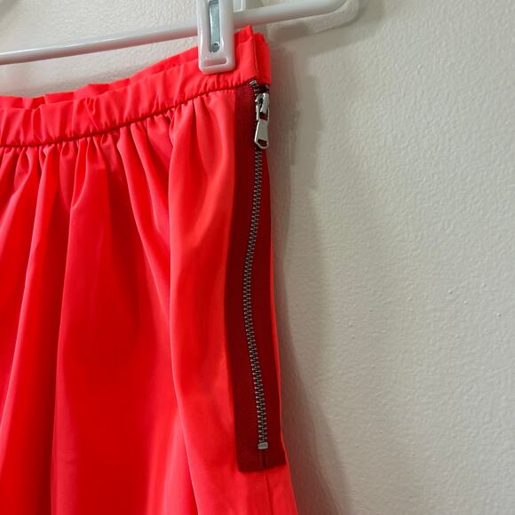 Marc by Marc Jacobs Women Size 2 Ellsworth Draped Taffeta Pencil Lava Pink Skirt - Picture 3 of 7